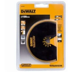Lama Semicircolare In Titanio Ø100 Mm Per DEWALT Multicutter - DT20709 -Makitae Outlet 77906966 3