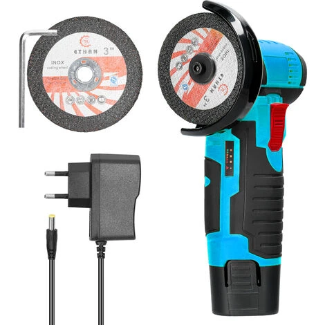 Mini Smerigliatrice Elettrica Multifunzionale Da 19500 Giri/min Taglierina Portatile Per Taglio Lucidatura Piastrelle In Ceramica Legno Pietra Acciaio (Blu, Spina Europea 1 Batteria) 1 Mini Smerigliatrice Elettrica Multifunzionale Da 19500 Giri/min Taglierina Portatile Per Taglio Lucidatura Piastrelle In Ceramica Legno Pietra Acciaio (Blu, Spina Europea 1 Batteria)