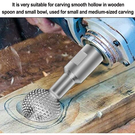 Scalpello A Sfera Perno A Sfera Carpenteria Acciaio Al Carbonio Lavorazione Del Legno Testa Abrasiva Diametro 40 Mm Mestiere Professionale 10 Mm 1 Pz 3 Scalpello A Sfera Perno A Sfera Carpenteria Acciaio Al Carbonio Lavorazione Del Legno Testa Abrasiva Diametro 40 Mm Mestiere Professionale 10 Mm 1 Pz - immagine 3