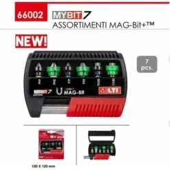 Set 7 Inserti "Mag-Bit" Magnetici Per Cartongesso LTI By Krino Con Porta Inserti -Makitae Outlet 79318330 3