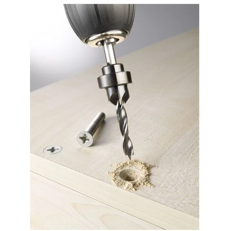KWB PUNTE PER LEGNO CON FRESE DI PROFONDITÀ E PROFONDITÀ E TRAPANO, 3 PEZZI, 5131-03 4 KWB PUNTE PER LEGNO CON FRESE DI PROFONDITÀ E PROFONDITÀ E TRAPANO, 3 PEZZI, 5131-03 - immagine 4