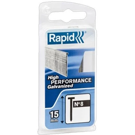 RAPID 40109533 RAPID NO. 8 CHIODI 15 MM, ACCIAIO 1 RAPID 40109533 RAPID NO. 8 CHIODI 15 MM, ACCIAIO