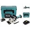 Makita DPJ 180 Y1J Fresatrice Intestatrice A Batteria 18 V + 1x Batteria 1,5 Ah + Valigetta Makpac - Senza Caricabatterie