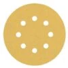 Bosch Expert C470 Carta Abrasiva Vernice E Legno Duro Per Levigatrici Rotorbitali Con 8 Fori Confezione Da 5 Unita GialloDiametro 125mm