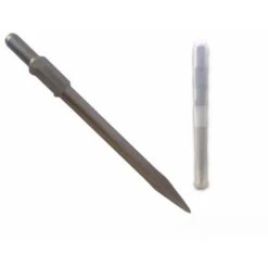 Scalpello A Punta Per Martello Demolitore 400mm Con Attacco Esagonale 30mm 07349