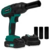 VONROC Avvitatore A Impulsi A Batteria 20V - 4 Impostazioni: 100/200/300/400Nm - Include 4 Bussole - Include Batteria 2.0Ah E Caricabatterie
