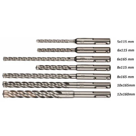 Makita B-59031 Set Punte Nemesis SDS-Plus 7 Pezzi 3 Makita B-59031 Set Punte Nemesis SDS-Plus 7 Pezzi - immagine 3