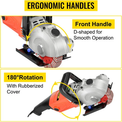 4kw Stozzatrice Elettrica Scanalatore Da Muro 7500rpm Per Scanalature Da Parete 5 4kw Stozzatrice Elettrica Scanalatore Da Muro 7500rpm Per Scanalature Da Parete - immagine 5