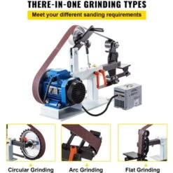 3 In 1 Smerigliatrice Levigatrice A Nastro 0-2800rpm Velocita Regolabile Eu -Makitae Outlet 82818361 4