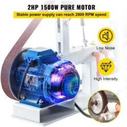 3 In 1 Smerigliatrice Levigatrice A Nastro 0-2800rpm Velocita Regolabile Eu -Makitae Outlet 82818361 5