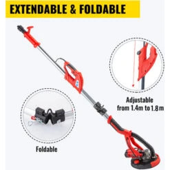 Levigatrice Muro Soffitto Carteggiatrice Giraffa 750w Cartongesso Con Aspiratore -Makitae Outlet 82818512 4