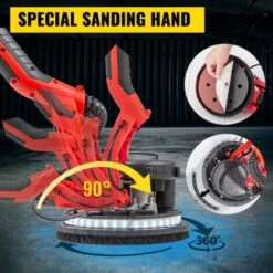 Levigatrice Elettrica A Secco Per Muro 750w Con Striscia Led E Sacco A Vuoto 8 Levigatrice Elettrica A Secco Per Muro 750w Con Striscia Led E Sacco A Vuoto -Makitae Outlet 82818842 4