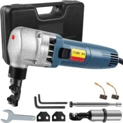VEVOR Roditrice Per Lamiera In Metallo, Spessore 0,07 Pollici / 1,8 Mm 380 W 220 V Cesoia Elettrica Per Lamiera Per Lamiere, Materiali Ondulati, Tubi, Profili Complessi, Acciaio Inossidabile, Rame