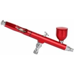 Aerografo Pompa Ad Aria Vernice Spray Pistola A Spruzzo Aerografo Pittura Murale Riparazione Di Mobili Dipinti Strumento Per La Preparazione Di Torte Rosso