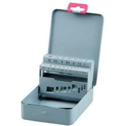 Scatole Portapunte Metallo Per 25 Punte - Vuote Mm. 1-13