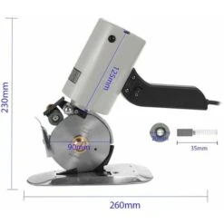 Macchina Da Taglio Rotonda Elettrica Portatile A Basso Rumore Per Tessuti Leggeri TY-90B 9 Macchina Da Taglio Rotonda Elettrica Portatile A Basso Rumore Per Tessuti Leggeri TY-90B -Makitae Outlet 85895503 5