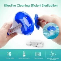 Mini Piscina Galleggiante Dosatrice In Pollici, Galleggiante Dosatore, Galleggiante Per Compresse Di Cloro, Piscina Galleggiante Dosatrice Con Termometro, Galleggiante Per Cloro, Galleggiante Per Pisc 9 Mini Piscina Galleggiante Dosatrice In Pollici, Galleggiante Dosatore, Galleggiante Per Compresse Di Cloro, Piscina Galleggiante Dosatrice Con Termometro, Galleggiante Per Cloro, Galleggiante Per Pisc -Makitae Outlet 85910481 5