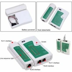 ZOLGINAH Network Tester Kit Di Strumenti Per La Riparazione Di Computer Per Cavi Di Rete, 12 In 1 Manutenzione Del Tester Per Cavi LAN Professionale, Crimpatrice Per Cavi RJ45 RJ11 Strumenti Di Rete P -Makitae Outlet 85946950 5