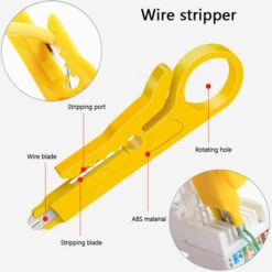 Kit Palmare GTA RJ45 RJ11 RJ12 Kit Di Strumenti Di Riparazione Di Rete Con Tester Per Cavi Piegatore A Molla Crimpatrice -Makitae Outlet 86180336 5