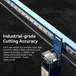 Incisore Laser SCULPFUN S10, Macchina Per Incisione Laser Da 10 W Con Asse X, Guida Di Scorrimento Lineare Industriale E Kit Di Assistenza Pneumatica, Taglio Laser Per Legno Metallo, Area Di Incisione -Makitae Outlet 86492743 5