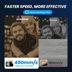 SCULPFUN S30 Pro Laser Engraver 10W Taglio Laser Con Kit Air Assist Completamente Automatico E Obiettivo Intercambiabile, Compensato Da 6 Mm One Cut, Area Di Incisione Espandibile -Makitae Outlet 86492744 4