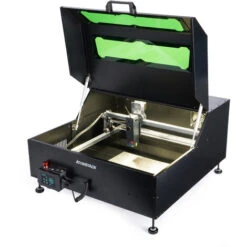 ATOMSTACK B1 Custodia Protettiva Antipolvere In Metallo Con Incisione Laser, Design Dell'apertura Di Ventilazione, Finestra In Acrilico Con Filtro Laser