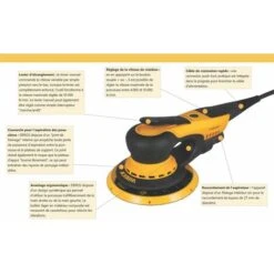 Mirka DEROS 5650CV, Levigatrice Rotorbitale Con Aspirazione Centralizzata, 2 Dischi Abrasivi E Velcro Nella Valigetta, Per Carta Abrasiva Ø 125mm E Ø 150mm, Corsa 5,0mmt, MID5650202CA -Makitae Outlet 86618208 4