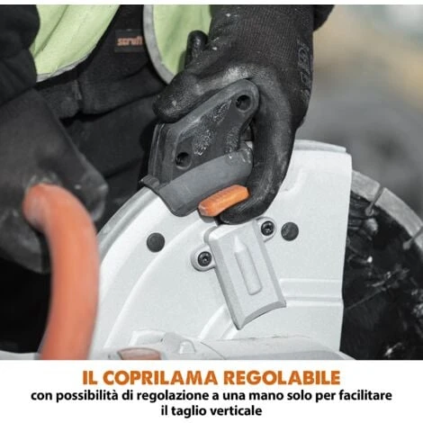 Evolution R300DCT 300 Mm Sega Da Cemento - Motore Da 2.400 W, Non A Benzina, Capacità Di Taglio 115 Mm, Lama Diamantata Per Muratura Inclusa 2 Evolution R300DCT 300 Mm Sega Da Cemento - Motore Da 2.400 W, Non A Benzina, Capacità Di Taglio 115 Mm, Lama Diamantata Per Muratura Inclusa - immagine 2