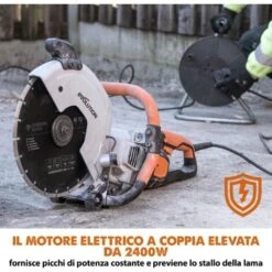 Evolution R300DCT 300 Mm Sega Da Cemento - Motore Da 2.400 W, Non A Benzina, Capacità Di Taglio 115 Mm, Lama Diamantata Per Muratura Inclusa 8 Evolution R300DCT 300 Mm Sega Da Cemento - Motore Da 2.400 W, Non A Benzina, Capacità Di Taglio 115 Mm, Lama Diamantata Per Muratura Inclusa -Makitae Outlet 86618746 4