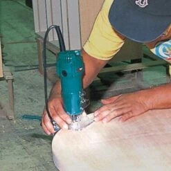 Makita 3707FC - Fresadora De Cantos Con Luz 500W 26000 Rpm Pinza 6 Mm 1.3 Kg -Makitae Outlet 86632856 3