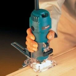Makita 3707FC - Fresadora De Cantos Con Luz 500W 26000 Rpm Pinza 6 Mm 1.3 Kg -Makitae Outlet 86632856 4