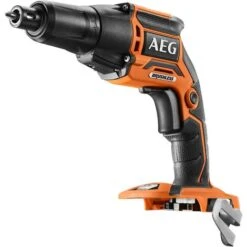 AEG BTS18BL-0 Avvitatore Per Cartongesso Brushless A Batteria 18V, Motore Da 5000 G/min, Beccuccio Regolabile, Attacco Hex Da 1/4 A Rilascio Rapido, Per Viti Da 25-55 Mm, Batteria Non Inclusa