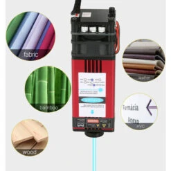 Modulo Laser 20W 450nm Testina Laser Per Incisione Incisione Ad Alta Precisione Metallo Legno Acrilico Per Macchina Per Incisione Laser Macchina Per Taglio Router CNC (Vino Rosso, 20W) 9 Modulo Laser 20W 450nm Testina Laser Per Incisione Incisione Ad Alta Precisione Metallo Legno Acrilico Per Macchina Per Incisione Laser Macchina Per Taglio Router CNC (Vino Rosso, 20W) -Makitae Outlet 87413291 5