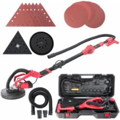 AREBOS Levigatrice Giraffa Orbitale Per Pareti Muro Cartongesso 710 W 225 Mm