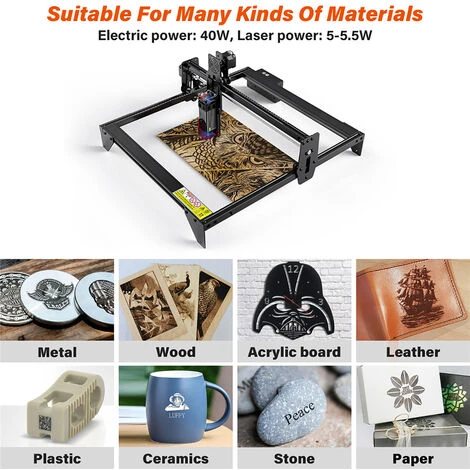 A5 Pro Incisore Laser 40W Macchina Per Incisione Laser CNC 410X400 2 A5 Pro Incisore Laser 40W Macchina Per Incisione Laser CNC 410X400 - immagine 2