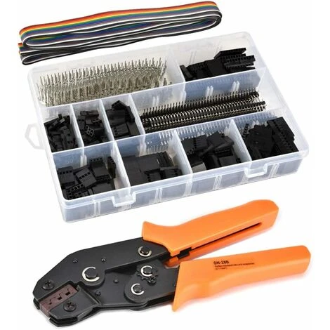 Set Di Connettori Per Pinze A Crimpare SN-28B Pinze A Crimpare A Cricchetto Con Connettore Maschio/femmina 0,1-1,0 Mm² Strumento Di Crimpatura Per Connettore 2,54 Mm 3,96 Mm KF2510 28-18 AWG 1 Set Di Connettori Per Pinze A Crimpare SN-28B Pinze A Crimpare A Cricchetto Con Connettore Maschio/femmina 0,1-1,0 Mm² Strumento Di Crimpatura Per Connettore 2,54 Mm 3,96 Mm KF2510 28-18 AWG
