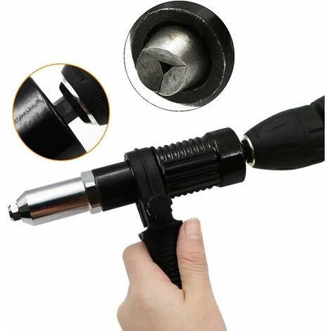 Utensile Per Rivettatura A Batteria, Rivettatrice Elettrica, Rivettatrice A Batteria, Adattatore Per Trapano Per Rivettatrice 5 Utensile Per Rivettatura A Batteria, Rivettatrice Elettrica, Rivettatrice A Batteria, Adattatore Per Trapano Per Rivettatrice - immagine 5
