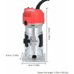 Fresatrice Elettrica Per Legno 220V 800W, 30000r/min 7 Fresatrice Elettrica Per Legno 220V 800W, 30000r/min -Makitae Outlet 89070624 3