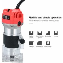 Fresatrice Elettrica Per Legno 220V 800W, 30000r/min 9 Fresatrice Elettrica Per Legno 220V 800W, 30000r/min -Makitae Outlet 89070624 5