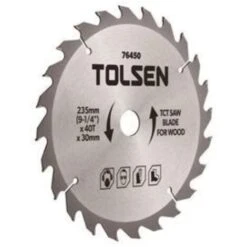 DISCO PER SEGA CIRCOLARE TCT TAGLIO LEGNO 235X60TX30 TOLSEN