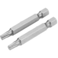 SET 2PZ INSERTI S2 PROLUNGATI TORX T40X50MM TOLSEN