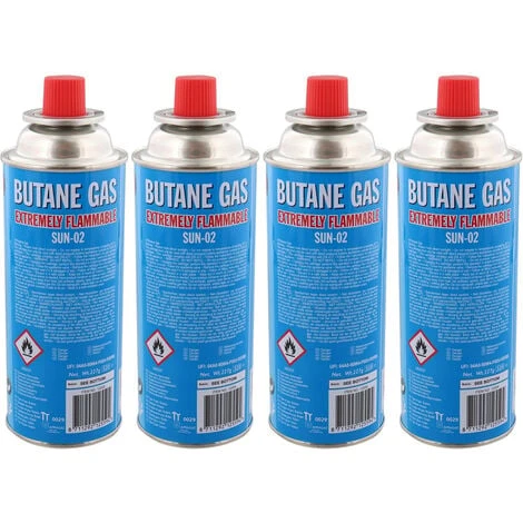 Set 4 Cartucce Gas Butano Da 227 Gr Ricarica Gas Ø70 X 20 Cm Ideale Per Barbecue 1 Set 4 Cartucce Gas Butano Da 227 Gr Ricarica Gas Ø70 X 20 Cm Ideale Per Barbecue