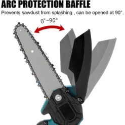 Motosega Cordless Battery Trimmer 88VF 6 4000RPM Sega Elettrica Per Ceppi 2 Batterie 1 Caricabatterie Grigio 7 Motosega Cordless Battery Trimmer 88VF 6 4000RPM Sega Elettrica Per Ceppi 2 Batterie 1 Caricabatterie Grigio -Makitae Outlet 91401022 3