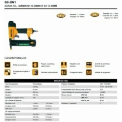Chiodatrice Cucitrice BOSTITCH 2 In 1 - SB-2IN1 -Makitae Outlet 9150184 3