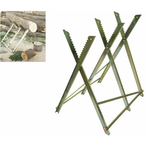 Cavalletto In Acciaio Pieghevole Taglialegna Per Tronchi In Legno Valex 1700509 1 Cavalletto In Acciaio Pieghevole Taglialegna Per Tronchi In Legno Valex 1700509