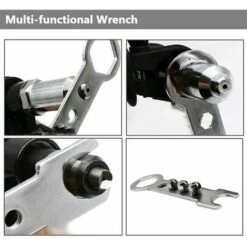 Adattatore Per Rivettatrice Elettrica Con Corpo In Fusione Di Alluminio E Impugnatura Antiscivolo Per Trapano A Batteria Pinza Per Rivettatrice Elettrica 7 Adattatore Per Rivettatrice Elettrica Con Corpo In Fusione Di Alluminio E Impugnatura Antiscivolo Per Trapano A Batteria Pinza Per Rivettatrice Elettrica -Makitae Outlet 92033652 3