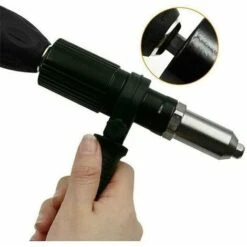 Adattatore Per Pistola Per Rivetti, Pistola Per Rivetti Elettrica Con Corpo In Alluminio Pressofuso E Impugnatura Antiscivolo Per Trapano Elettrico A Batteria -Makitae Outlet 92037848 4