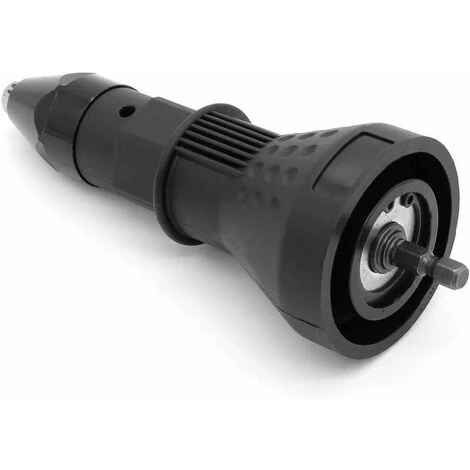 Pistola Per Rivetti A Batteria Set Di Utensili Per Trapano Per Rivetti Elettrici Adattatore Per Rivetti Inserto Per Dadi Accessori Per Elettroutensili (nero) 4 Pistola Per Rivetti A Batteria Set Di Utensili Per Trapano Per Rivetti Elettrici Adattatore Per Rivetti Inserto Per Dadi Accessori Per Elettroutensili (nero) - immagine 4
