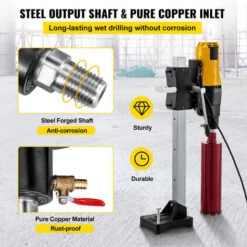 VEVOR 4450 W 220V Macchina Per Carotaggio 225 Mm Piattaforma Di Produzione Manuale Diamante Piattaforma Di Produzione A Centro Umido A Velocità Variab -Makitae Outlet 92209219 4