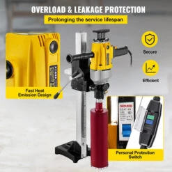 VEVOR Macchina Per Carotaggio Con Doppia Funzione, Trapano A Colonna 1980w, Trapano A Colonna Da Banco, Con Ingresso In Rame, Core Drill Rig, Usato A 9 VEVOR Macchina Per Carotaggio Con Doppia Funzione, Trapano A Colonna 1980w, Trapano A Colonna Da Banco, Con Ingresso In Rame, Core Drill Rig, Usato A -Makitae Outlet 92209220 5